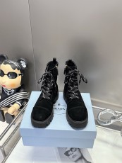 プラダ靴 PRADA 2025新作 ショートブーツ
