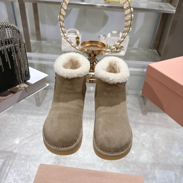 ミュウミュウ靴 Miu Miu 2025新作 スノーシューズ