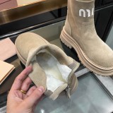 ミュウミュウ靴 Miu Miu 2025新作 スノーシューズ