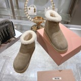 ミュウミュウ靴 Miu Miu 2025新作 スノーシューズ