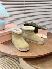 ミュウミュウ靴 Miu Miu 2025新作 スノーシューズ