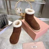 ミュウミュウ靴 Miu Miu 2025新作 スノーシューズ