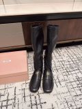 ミュウミュウ靴 Miu Miu 2025新作 ニーハイブーツ