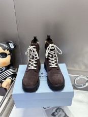 プラダ靴 PRADA 2025新作 ショートブーツ