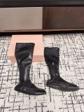 ミュウミュウ靴 Miu Miu 2025新作 ニーハイブーツ