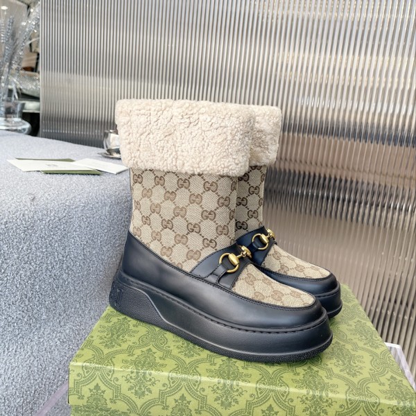 グッチ靴 GUCCI 2025新作 スノーシューズ