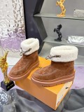 ルイヴィトン靴 LOUIS VUITTON 2025新作 スノーシューズ