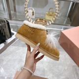 ミュウミュウ靴 Miu Miu 2025新作 スノーシューズ