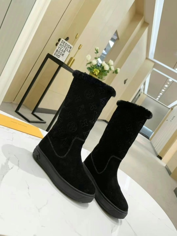 ルイヴィトン靴 LOUIS VUITTON 2025新作 スノーシューズ