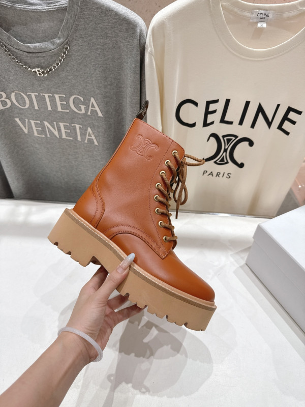 セリーヌ靴 CELINE 2025新作 ショートブーツ