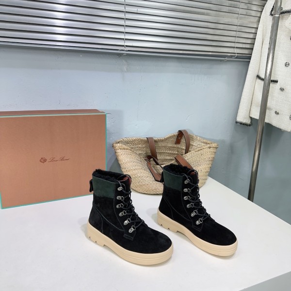 ロロ・ピアーナ靴 Loro Piana 2025新作 ショートブーツ