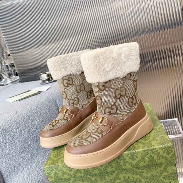 グッチ靴 GUCCI 2025新作 スノーシューズ