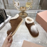 ミュウミュウ靴 Miu Miu 2025新作 スノーシューズ