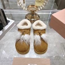 ミュウミュウ靴 Miu Miu 2025新作 スノーシューズ
