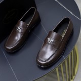 プラダ靴 PRADA 2025新作 モカシン
