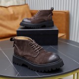 プラダ靴 PRADA 2025新作 ショートブーツ