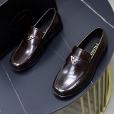 プラダ靴 PRADA 2025新作 モカシン