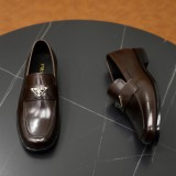 プラダ靴 PRADA 2025新作 モカシン