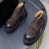 プラダ靴 PRADA 2025新作 ショートブーツ