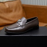 プラダ靴 PRADA 2025新作 モカシン