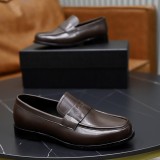 プラダ靴 PRADA 2025新作 モカシン