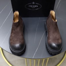プラダ靴 PRADA 2025新作 ショートブーツ
