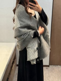 シャネルマフラー CHANEL 2025新作カシミヤのマフラー