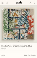 エルメスマフラー HERMES 2025新作ハンカチ
