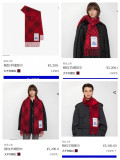 バーバリーマフラー BURBERRY 2025新作カシミヤのマフラー