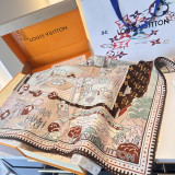 ルイヴィトンマフラー LOUIS VUITTON 2025新作マフラー
