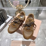 ミュウミュウ靴 Miu Miu 2026新作 トレーナーシューズ