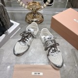 ミュウミュウ靴 Miu Miu 2026新作 トレーナーシューズ