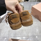 ミュウミュウ靴 Miu Miu 2026新作 トレーナーシューズ