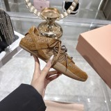 ミュウミュウ靴 Miu Miu 2026新作 トレーナーシューズ