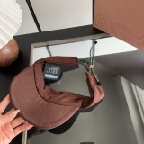 ミュウミュウ帽子 Miu Miu 2026新作 日よけ帽子