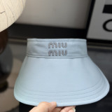 ミュウミュウ帽子 Miu Miu 2026新作 日よけ帽子