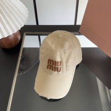 ミュウミュウ帽子 Miu Miu 2026新作 キャップ