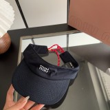 ミュウミュウ帽子 Miu Miu 2026新作 日よけ帽子