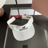 ミュウミュウ帽子 Miu Miu 2026新作 日よけ帽子