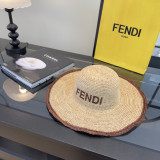 フェンディ帽子 FENDI 2026新作 麦わら帽子