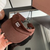 ミュウミュウ帽子 Miu Miu 2026新作 日よけ帽子