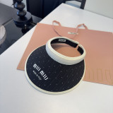 ミュウミュウ帽子 Miu Miu 2026新作 日よけ帽子