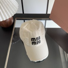 ミュウミュウ帽子 Miu Miu 2026新作 キャップ