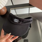 ミュウミュウ帽子 Miu Miu 2026新作 日よけ帽子