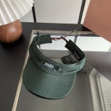ミュウミュウ帽子 Miu Miu 2026新作 日よけ帽子