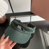 ミュウミュウ帽子 Miu Miu 2026新作 日よけ帽子