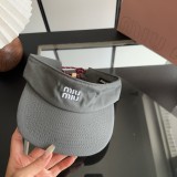 ミュウミュウ帽子 Miu Miu 2026新作 日よけ帽子
