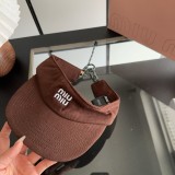 ミュウミュウ帽子 Miu Miu 2026新作 日よけ帽子