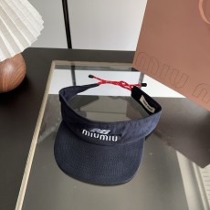 ミュウミュウ帽子 Miu Miu 2026新作 日よけ帽子