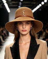 サンローラン帽子 Yves Saint Laurent 2026新作 麦わら帽子